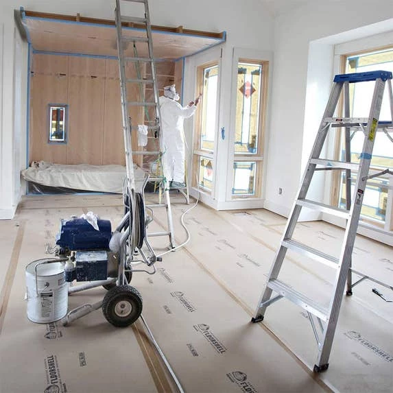 Surface Shields Trimaco 38" X 100' Floorshell Heavy Duty Temporary Surface Protection - Custom Logo 12380OEM 4 Surface Shields Trimaco 38" X 100' Floorshell Heavy Duty Temporary Surface Protection - Custom Logo 12380OEM - Image 2