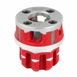 Milwaukee Tools Milwaukee 1/2" Compact Alloy NPT 11R Pipe Threading Forged Aluminum Die Head 48-36-1307
