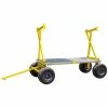 Tie Down TranzCart Mobile Roof Cart Kit W/ Guardrail Rack 65049 -Outlet Hilman Rollers Store 65049