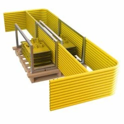 Tie Down Yellow Guardrail Stack Pallet Kit W/ 10' Posts 70762