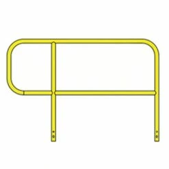 Tie Down 5' Yellow D-Return Guardrail 70778