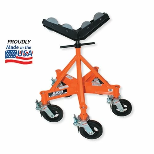 Jackson Pipe Fitting Tools Jackson 36" Jumbo Jack Pipe Stand 2500 Lbs Capacity 636 3 Jackson Pipe Fitting Tools Jackson 36" Jumbo Jack Pipe Stand 2500 Lbs Capacity 636