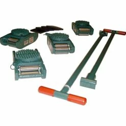 Hilman Rollers 60 Ton FT Riggers Kit 4 Diamond Swivels RS-60-SLD