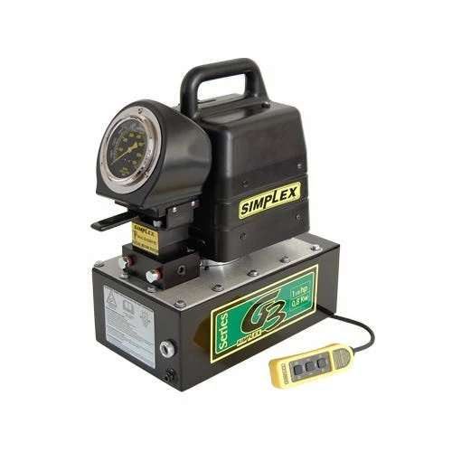 Simplex G3 Electric Hydraulic Pump 2.5 Gallon Reservoir Double Acting G3143 3 Simplex G3 Electric Hydraulic Pump 2.5 Gallon Reservoir Double Acting G3143