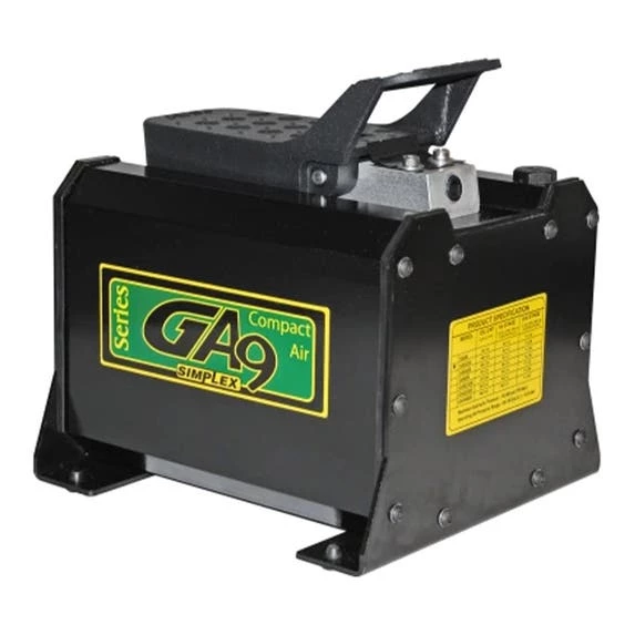 Simplex Air Over Hydraulic Compact Foot Pump, 230 In3 GA9230 3 Simplex Air Over Hydraulic Compact Foot Pump, 230 In3 GA9230